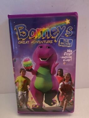 Barney : Barney's Great Adventure The Movie (VHS) Tested - Working